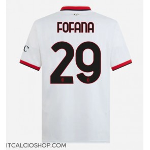 AC Milan Youssouf Fofana #29 Seconda Maglia 2024-25 Manica Corta